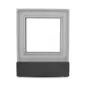 Applique Murale LED AC220/240V 12W 800lm Étanche IP54 IK06 131mm Gris Anthracite - Blanc Naturel 4000K