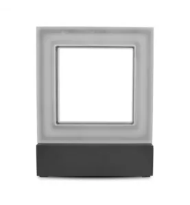 Applique Murale LED AC220/240V 12W 800lm Étanche IP54 IK06 131mm Gris Anthracite - Blanc Naturel 4000K