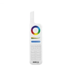 Télécommande Dimmable Blanche RF 8 Zones RGB+W