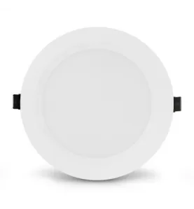 Spot LED Encastrable Blanc Rond 28W 3360lm 160° Ø221mmx64mm - Blanc Naturel 4000K