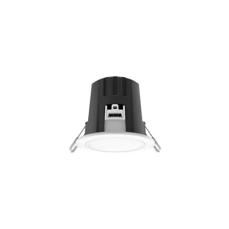 Spot LED Encastrable Cloche Recouvrable + Connecteur 5W 360lm 100° Étanche IP65 Ø87mm - Blanc Chaud 3000K perçage Ø68 mm