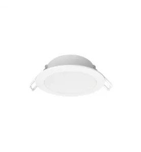 Spot LED Encastrable Cloche Recouvrable + Connecteur 5W 360lm 100° Étanche IP65 Ø87mm - Blanc Chaud 3000K perçage Ø68 mm