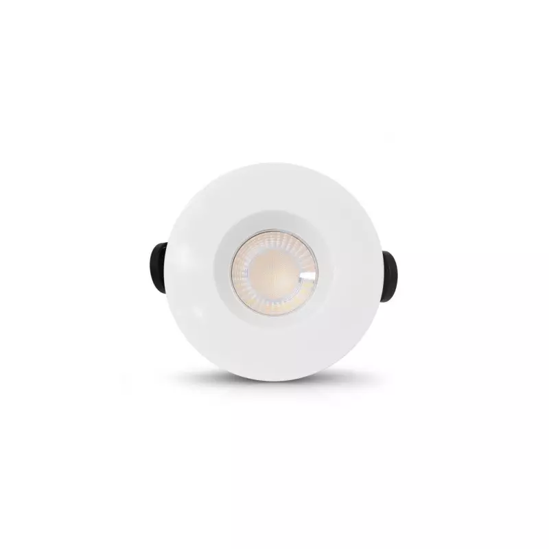 Spot LED Encastrable AC220-230V 6W 530lm 60° Étanche IP65 IK08 Ø88mm - CCT 2700/3000/4000K - perçage Ø68 mm