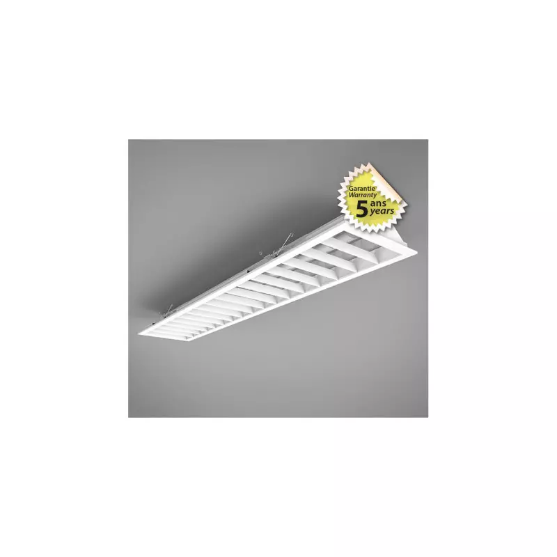 Plafonnier LED AC200/240V 25W 3700lm 110° 1250mm - Blanc Naturel 4000K