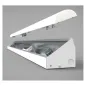 Plafonnier LED Asymétrique Saillie/Suspendu AC200/240V 25W 3950lm 110° 1225mm IP20 - Blanc Naturel 4000K