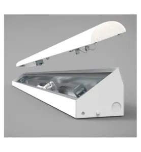 Plafonnier LED Asymétrique Saillie/Suspendu AC200/240V 25W 3950lm 110° 1225mm IP20 - Blanc Naturel 4000K