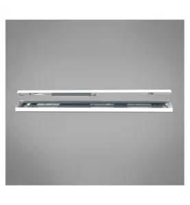 Plafonnier LED Asymétrique Saillie/Suspendu AC200/240V 25W 3950lm 110° 1225mm IP20 - Blanc Naturel 4000K