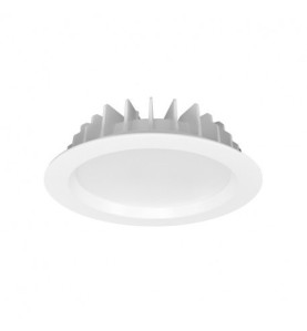 Spot LED Encastrable Dimmable 25-30W 2500lm-3300lm 100° Étanche IP54 IK06 Ø195mm  - CCT (3000K-5700K) perçage Ø165mm