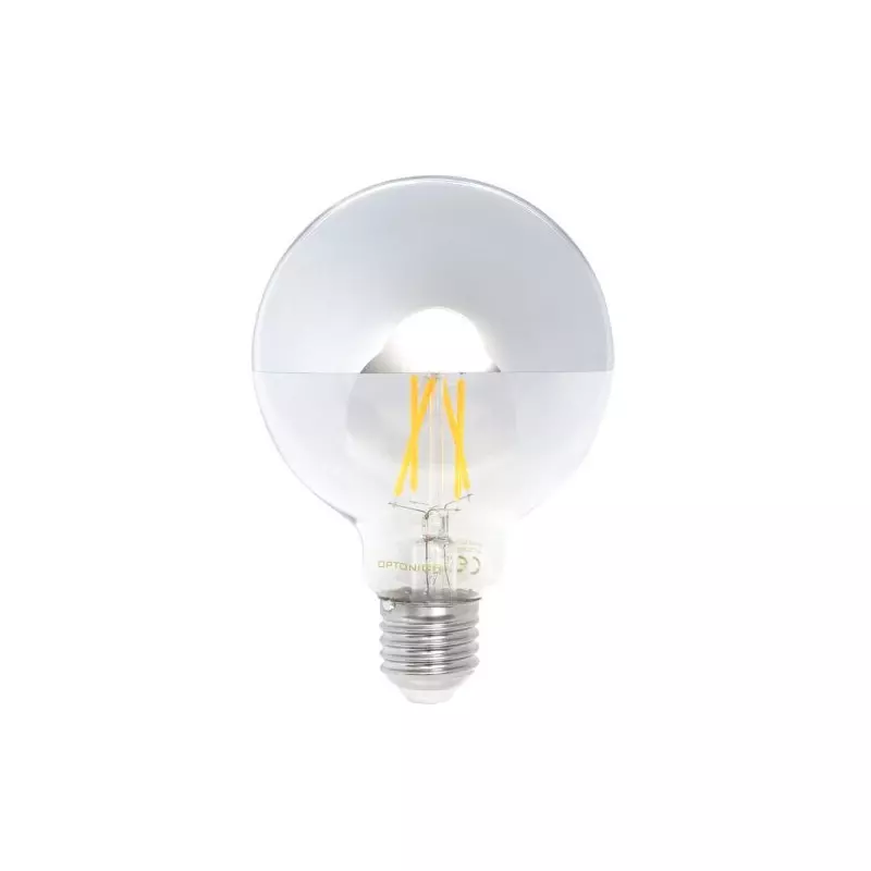 Ampoule LED E27 G95 7W 800lm (53W) 180° Ø95mm IP20 - Blanc Chaud 2700K