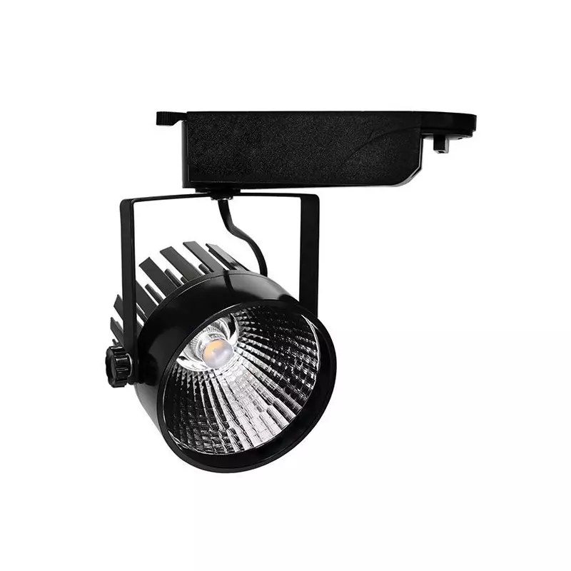 Projecteur LED Décoratif 12W 960lm (96W) 24° Noir - Blanc du Jour 6000K