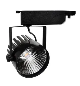 Projecteur LED Décoratif 12W 960lm (96W) 24° Noir - Blanc du Jour 6000K