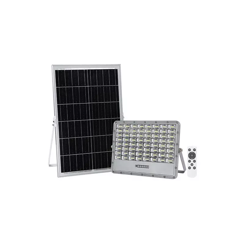 Projecteur LED Solaire avec Télécommande 30W 2700lm (240W) 120° Étanche IP65 - Blanc CCT 3000K-6000K