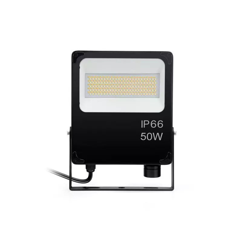 Projecteur LED 50W 5000lm (280W) Étanche IP66 120° - Blanc CCT 3000K-6000K