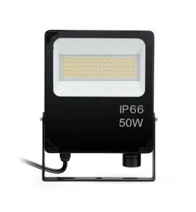 Projecteur LED 50W 5000lm (280W) Étanche IP66 120° - Blanc CCT 3000K-6000K