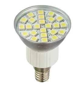 Ampoule LED E14 Dimmable à 24 SMD 5024 3.5W 310lm 120° (31W) - Blanc Chaud