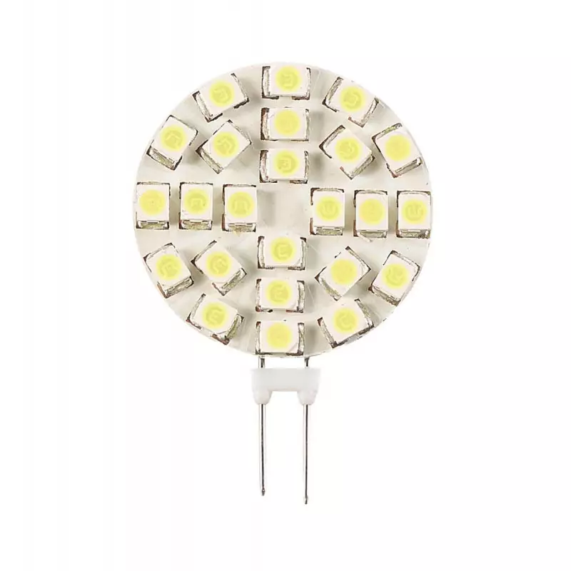 Ampoule LED G4 Backpin Plat SMD 3528 1,5W 110lm (12W) 120° - Blanc Chaud 3000K