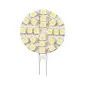 Ampoule LED G4 Backpin Plat SMD 3528 1,5W 110lm (12W) 120° - Blanc Chaud 3000K