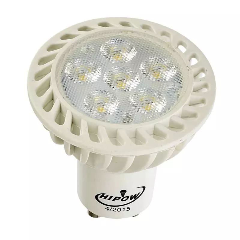 Ampoule LED GU10 7W 580lm 45° (55W) - Blanc Chaud