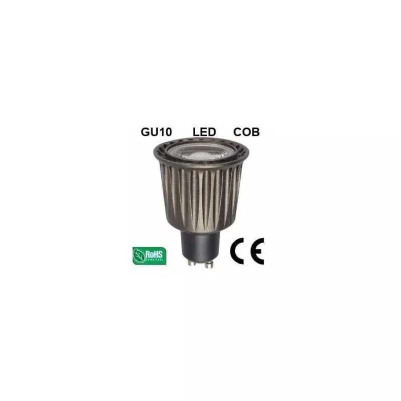 Ampoule LED GU10 COB 7W 500lm (50W) 45° - Blanc Neutre 5200K