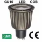 Ampoule LED GU10 COB 7W 500lm (50W) 45° - Blanc Neutre 5200K