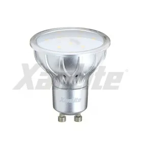 Ampoule LED GU10 SMD 5.5W 320lm (35W) 100° 50mmx62mm - Blanc Chaud 2700K