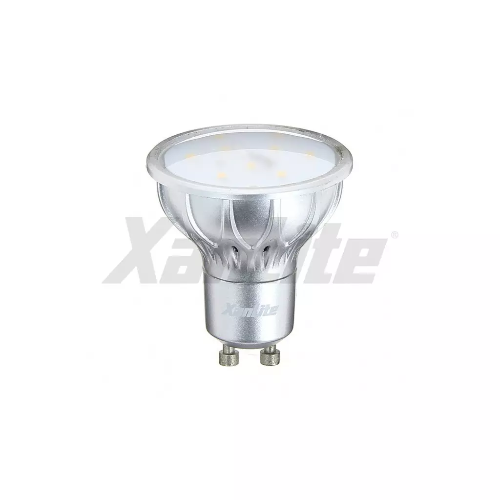 Ampoule LED spot avec culot standard GU10, conso. de 5,5W
