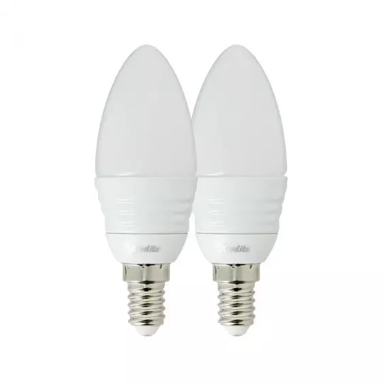 Ampoule led à filament flamme E14, 250Lm = 20W, blanc neutre