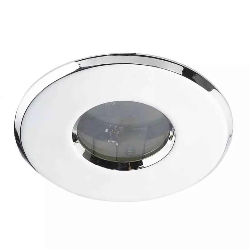 Supports Spots Encastrable Salles de bain GU5.3 MR16 DC12V Chrome Rond Étanche IP44 - perçage 73mm