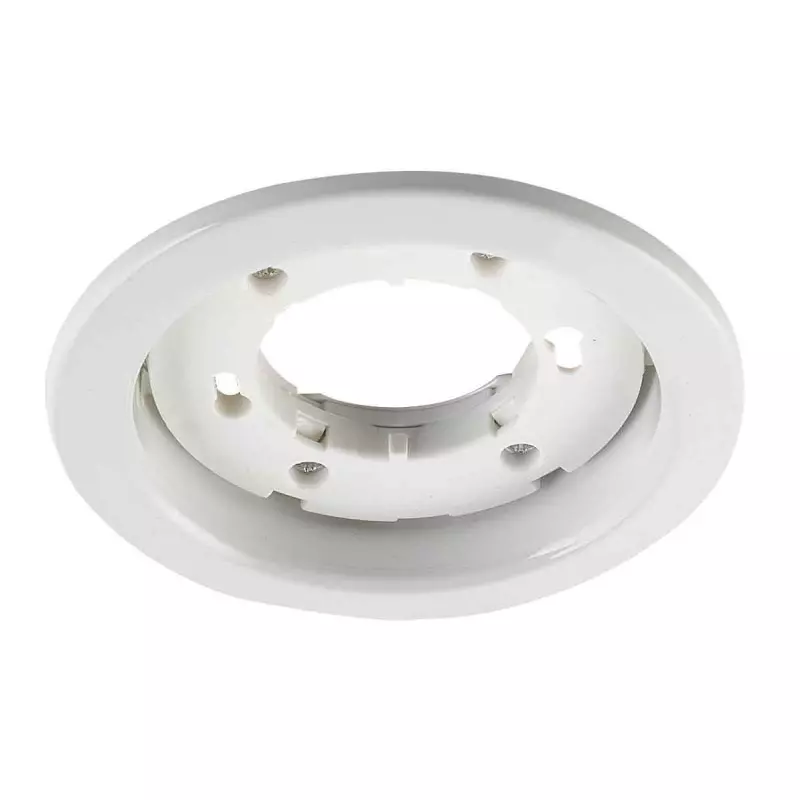 Support Spot Encastrable Max 35W GU5.3/GU10 DC12V IP20 Blanc Rond