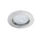 Support Spot Encastrable GU5.3 MR16 DC12V Fixe Chrome Mat Rond IP20 - perçage 55mm