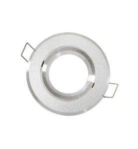 Spot encastrable avec bague  Argent sablé Rond GU5.3 MR16 IP20 W Orientable 45° LED LINE - 244896