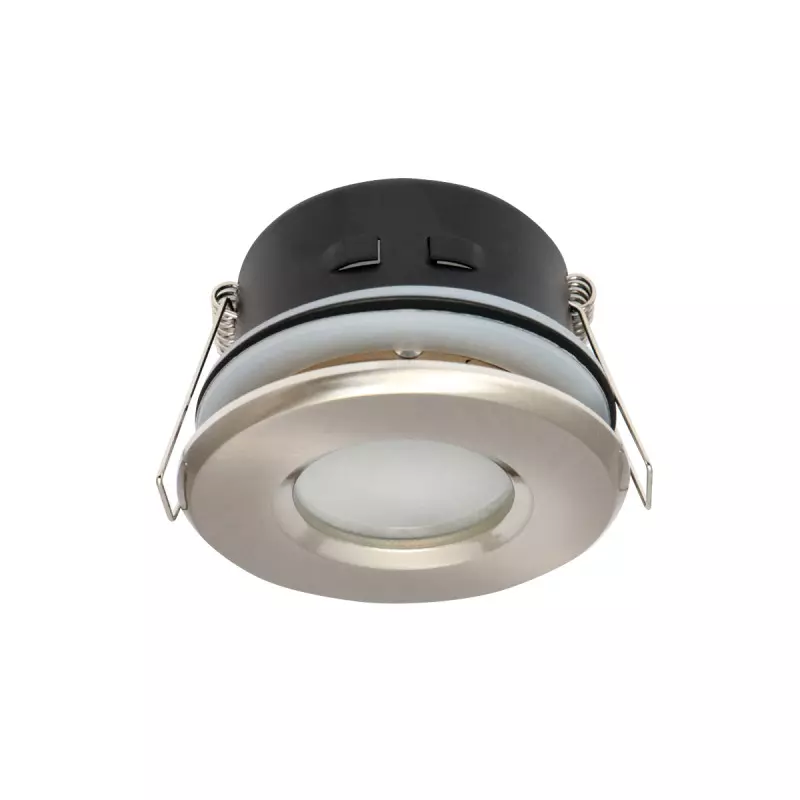 Spot Encastrable salle de bain  Nickel satiné Rond GU5.3 MR16 IP44 W  LED LINE - 245442