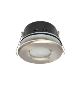 Spot Encastrable salle de bain  Nickel satiné Rond GU5.3 MR16 IP44 W  LED LINE - 245442