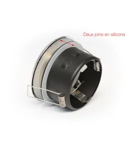 Spot Encastrable salle de bain  Nickel satiné Rond GU5.3 MR16 IP44 W  LED LINE - 245442