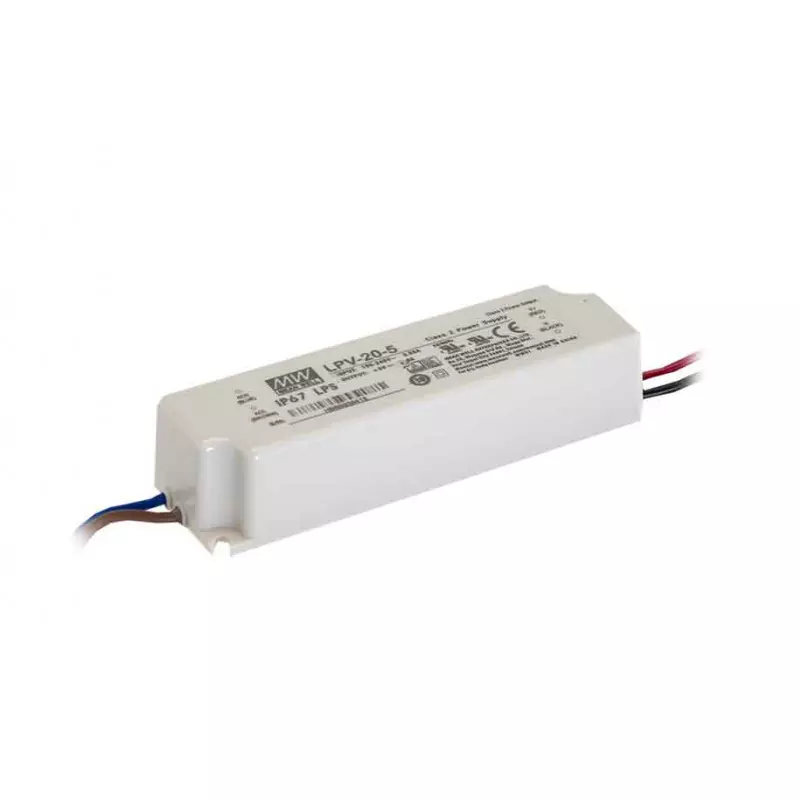 Transformateur LED 20W AC90-264V / DC12V Étanche IP67