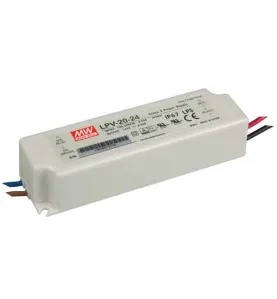 Transformateur LED 20W AC90-264V / DC24V Étanche IP67