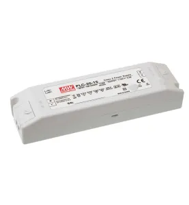 Transformateur LED Design plat 30W 90-264V à 12V DC IP20 PLC-30-12 MEAN WELL - PLC-30-12