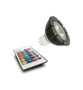 Ampoule LED GU5.3 MR16 3W 110lm - RGB