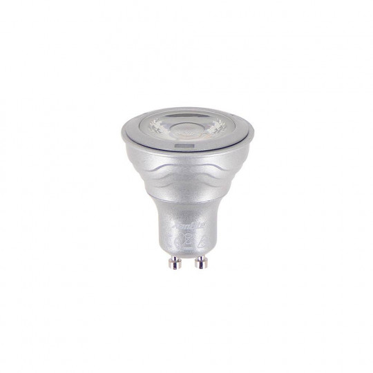 Lot de 8 ampoule led avec cache gu10 3w blanc froid etanche ip20 120°  50x55mm - visiodirect - - Conforama