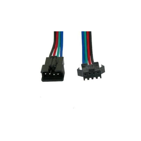 4 broches Connecteur de bande lumineuse Led RGB 10 mm Pas de clip de  câblage Pas de bande de terminal d’adaptateur de soudure à la connexion