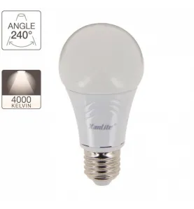 Ampoule A60 E27 9,4W 806lm (60W) 180° - Blanc Neutre 4000K