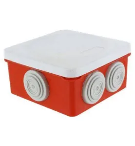 Boîte Dérivation OPTIBOX avec Tétines  Étanche IP55 IK07 960° 80x80x42 mm