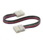 Rallonge Double Connecteur Bande LED / Clip Connecteur Raccord Pré-Cablé 150mm - RGB