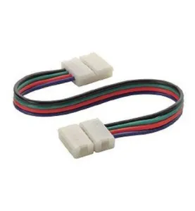 Rallonge Double Connecteur Bande LED / Clip Connecteur Raccord Pré-Cablé 150mm - RGB