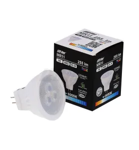 Ampoule LED SMD MR11 3W 255lm - Blanc Froid 6000K