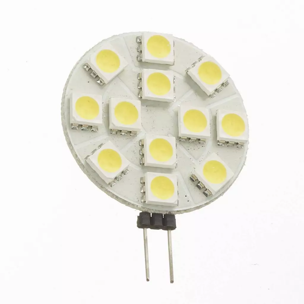 Ampoule LED G4 Backpin Plat SMD 3528 1,2W 120lm (13W) 120° - Blanc Froid  5200K