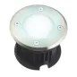 Support Spot Encastrable Sol Blanc Froid 2W AC220-240V Étanche IP67 Rond - perçage 85mm Diffuseur Dépoli