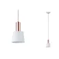 Suspension LED E14 Max 20W AC230V Ø120mm Blanc/Cuivre