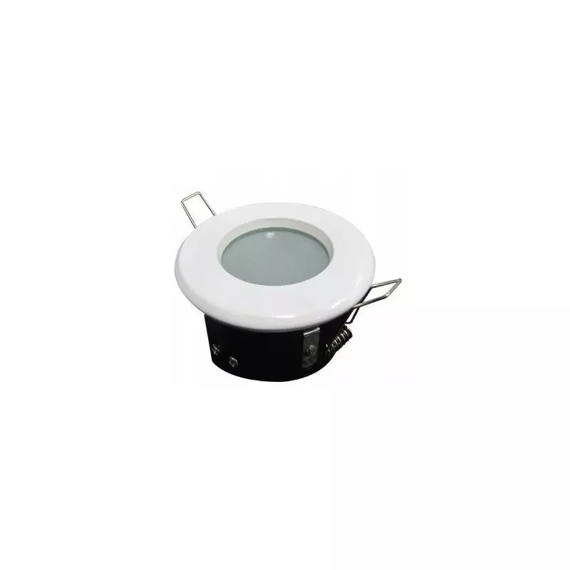 Support spot led étanche IP65 finition blanche - Culot - GU10