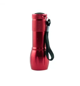 Lampe torche led - Finition - Rouge